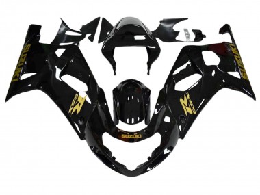Buy 2001-2003 Suzuki GSXR 600 / GSXR 750 Motorcycle Fairings - Glossy Black Gold Decal Canada