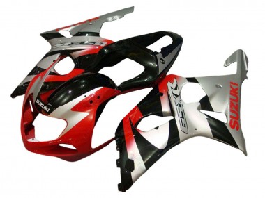 Buy 2001-2003 Suzuki GSXR 600 / GSXR 750 Motorcycle Fairing Kits - Silver Red Glossy Black Canada