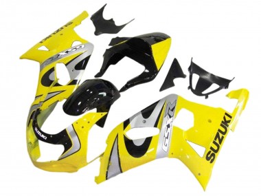 Buy 2001-2003 Suzuki GSXR 600 / GSXR 750 Motorcycle Fairing Kits - Yellow Silver Glossy Black Canada