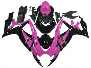 Buy 2006-2007 Suzuki GSXR 600 / GSXR 750 Motorcycle Fairing - Pink Glossy Black Canada