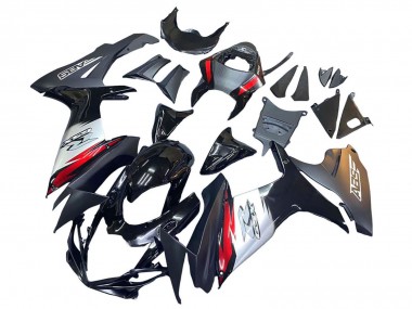 Buy 2011-2024 Suzuki GSXR 600 / GSXR 750 Motorcycle Fairings - Glossy Black Forged Carbon Fiber Silver Red Canada