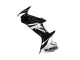 2011-2024 Suzuki GSXR 600 / GSXR 750 Motorcycle Fairing - Glossy Black Silver Canada