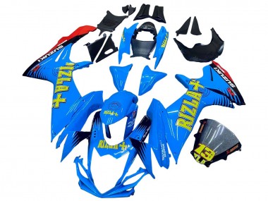 Buy 2011-2024 Suzuki GSXR 600 / GSXR 750 Motorcycle Fairings - Blue Gold Red Black Rizla Canada