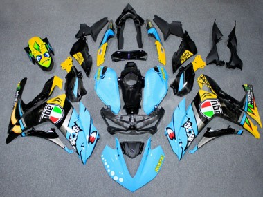 Buy 2015-2018 Yamaha YZF R3/R25 Motorcycle Fairings - Light Blue Yellow Silver Black Canada