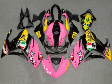 Buy 2015-2018 Yamaha YZF R3/R25 Motorcycle Fairings - Pink Yellow Black Shark 46 Canada