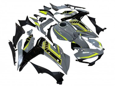 Buy 2015-2018 Yamaha YZF R3/R25 Motorcycle Fairings - Nardo Grey Neon Yellow Black Canada