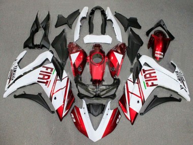 Buy 2015-2018 Yamaha YZF R3/R25 Motorcycle Fairings - White Red Fiat Motul Canada