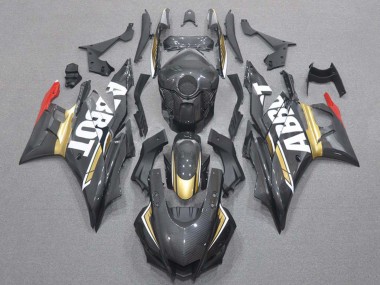 Buy 2019-2021 Yamaha YZF R3/R25 Motorcycle Fairings - Red Gold Black Carbon Fiber Style Canada