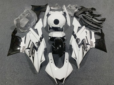 Buy 2019-2021 Yamaha YZF R3/R25 Motorcycle Fairings - White Glossy Black Canada
