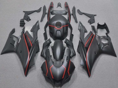Buy 2019-2021 Yamaha YZF R3/R25 Motorcycle Fairings - Matte Black Red Canada