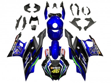 Buy 2019-2021 Yamaha YZF R3/R25 Motorcycle Fairings - Blue White Green Black ENEOS 46 Canada