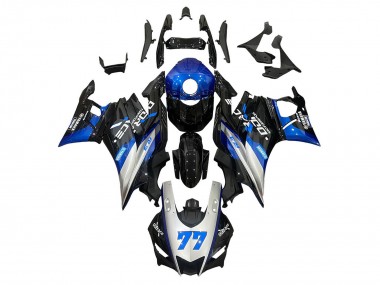 Buy 2019-2021 Yamaha YZF R3/R25 Motorcycle Fairings - Silver Blue Black 77 Canada