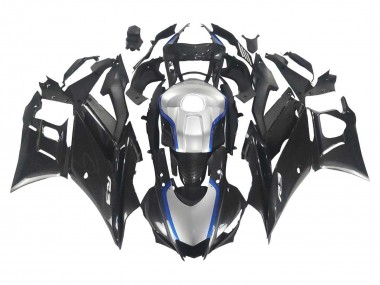 Buy 2022-2024 Yamaha YZF R3/R25 Motorcycle Fairings - Black Carbon Fiber Style Silver Blue Canada
