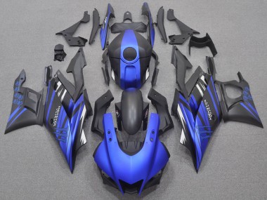 Buy 2022-2024 Yamaha YZF R3/R25 Motorcycle Fairings - Blue Matte Black Monster Canada