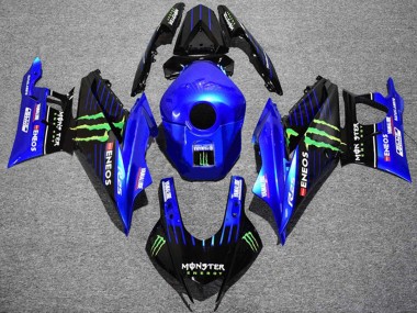 Buy 2022-2024 Yamaha YZF R3/R25 Motorcycle Fairings - Blue Green Black Monster ENEOS Yamalube Canada
