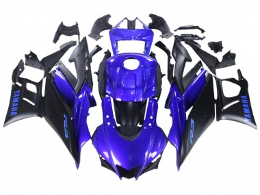 Buy 2022-2024 Yamaha YZF R3/R25 Motorcycle Fairing - Blue Matte Black Canada