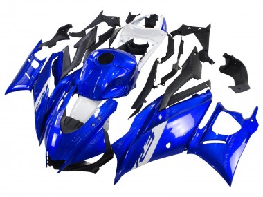 Buy 2022-2024 Yamaha YZF R3/R25 Motorcycle Fairings - Blue White Matte Black Canada