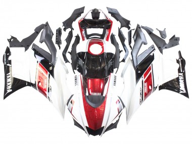 Buy 2022-2024 Yamaha YZF R3/R25 Motorcycle Fairings - White Red Black Yamalube Canada