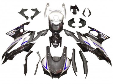 Buy 2022-2024 Yamaha YZF R3/R25 Motorcycle Fairing Kits - Silver Blue Black Carbon Fiber Style Canada