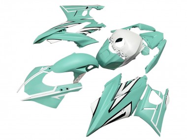 Buy 2022-2024 Yamaha YZF R3/R25 Motorcycle Fairings - Light Green White Black Stripe Canada