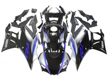 Buy 2022-2024 Yamaha YZF R3/R25 Motorcycle Fairings - Silver Blue Glossy Black Canada