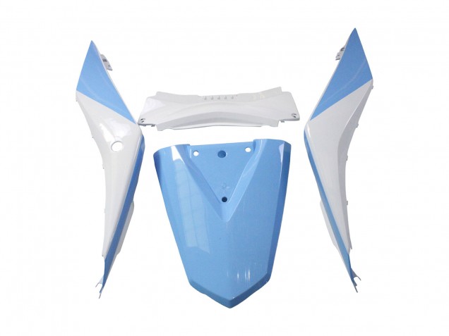 2022-2024 Yamaha YZF R3/R25 Motorcycle Fairings - White Light Blue Canada
