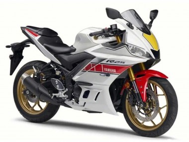 Buy 2022-2024 Yamaha YZF R3/R25 Motorcycle Fairing - White Red Black Canada