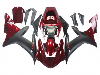 Buy 2002-2003 Yamaha YZF 1000 R1 Motorcycle Fairing Kits - Red Matte Black Canada