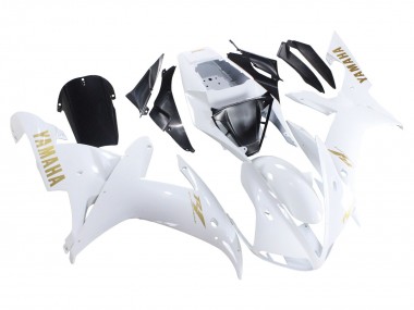 Buy 2002-2003 Yamaha YZF 1000 R1 Motorcycle Fairings - White Gold Decals Canada