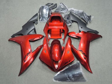 Buy 2002-2003 Yamaha YZF 1000 R1 Motorcycle Fairing - Red Matte Black Canada