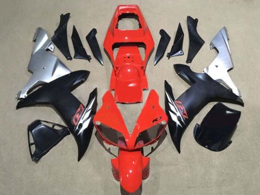 Buy 2002-2003 Yamaha YZF 1000 R1 Motorcycle Fairings - Red Silver Matte Black Canada