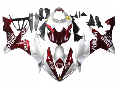 Buy 2004-2006 Yamaha YZF 1000 R1 Motorcycle Fairings - Silver Red Fortuna Motul Canada