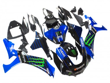 Buy 2020-2025 Yamaha YZF 1000 R1 Motorcycle Fairings - Blue Black Green Black ENEOS Monster Canada
