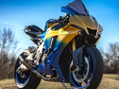 Buy 2020-2025 Yamaha YZF 1000 R1 Motorcycle Fairings - Blue Gold Canada