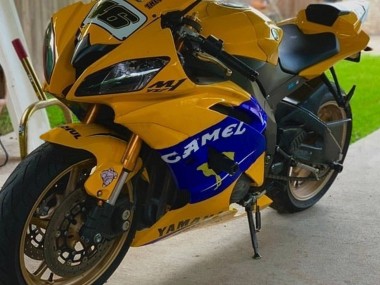 Buy 2008-2016 Yamaha YZF 600 R6 Motorcycle Fairings - Yellow Blue Camel Motul Michelin Canada