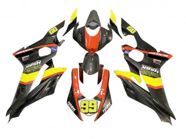 Buy 2008-2016 Yamaha YZF 600 R6 Motorcycle Fairings - Yellow Orange Black Carbon Fiber Style Canada