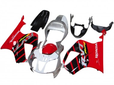 Buy 2000-2006 Honda VTR1000 Motorcycle Fairings - Silver Red Black Stripe Racing Canada