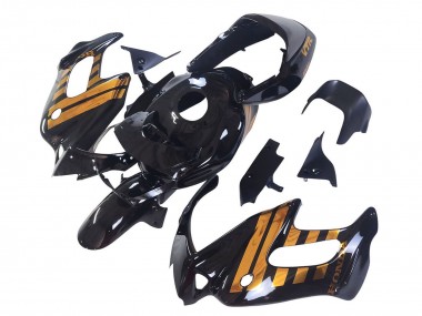 Buy 1997-2005 Honda VTR1000F Motorcycle Fairings - Glossy Black Gold Canada