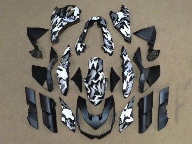 Buy 2010-2013 Kawasaki Z1000 Motorcycle Fairings - Black White Camouflage Canada
