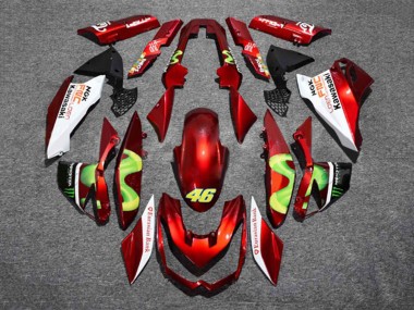 Buy 2010-2013 Kawasaki Z1000 Motorcycle Fairings - Red White Green Monster 46 Canada