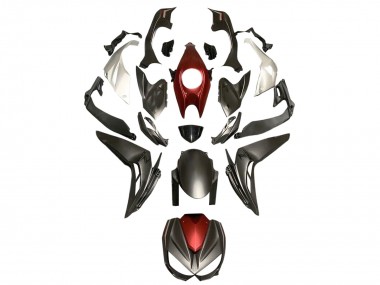 Buy 2014-2019 Kawasaki Z1000 Motorcycle Fairings - Silver Red Matte Black Canada