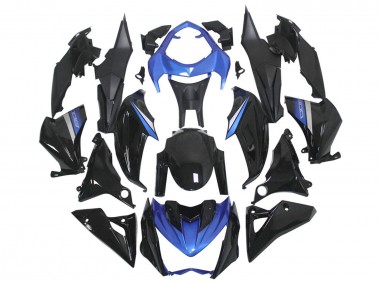 Buy 2014-2019 Kawasaki Z1000 Motorcycle Fairings - Blue Glossy Black Canada