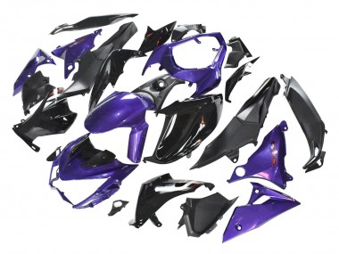 Buy 2014-2019 Kawasaki Z1000 Motorcycle Fairings - Purple Glossy Black Matte Black Canada