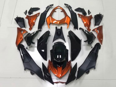 Buy 2014-2019 Kawasaki Z1000 Motorcycle Fairings - Orange Glossy Black Matte Black Canada