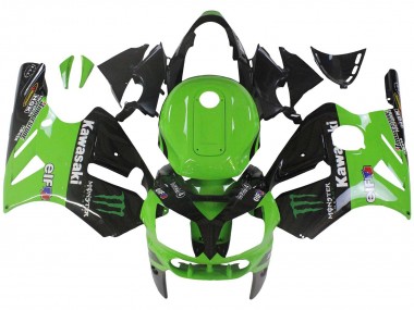 Buy 2002-2006 Kawasaki ZX12R Motorcycle Fairing - Green Glossy Black Elf Touch4 Monster Canada