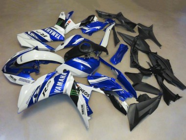 Buy 2015-2018 Yamaha YZF R3/R25 Motorcycle Fairings - White Blue Yamalube ENEOS Monster Canada
