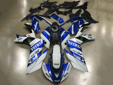Buy 2015-2018 Yamaha YZF R3/R25 Motorcycle Fairings - White Blue Yamalube ENEOS Monster Canada