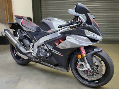 Buy 2021-2024 Aprilia RSV4 1100 Motorcycle Fairings - Glossy Silver Matte Black Canada