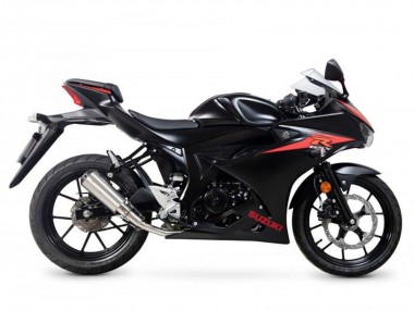 Buy 2017-2025 Suzuki GSXR125 Motorcycle Fairings - Black Red Stripe Canada