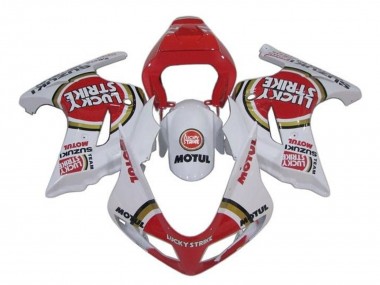 Buy 2003-2013 Suzuki SV650 Motorcycle Fairings - White Red Lucky Strike Canada